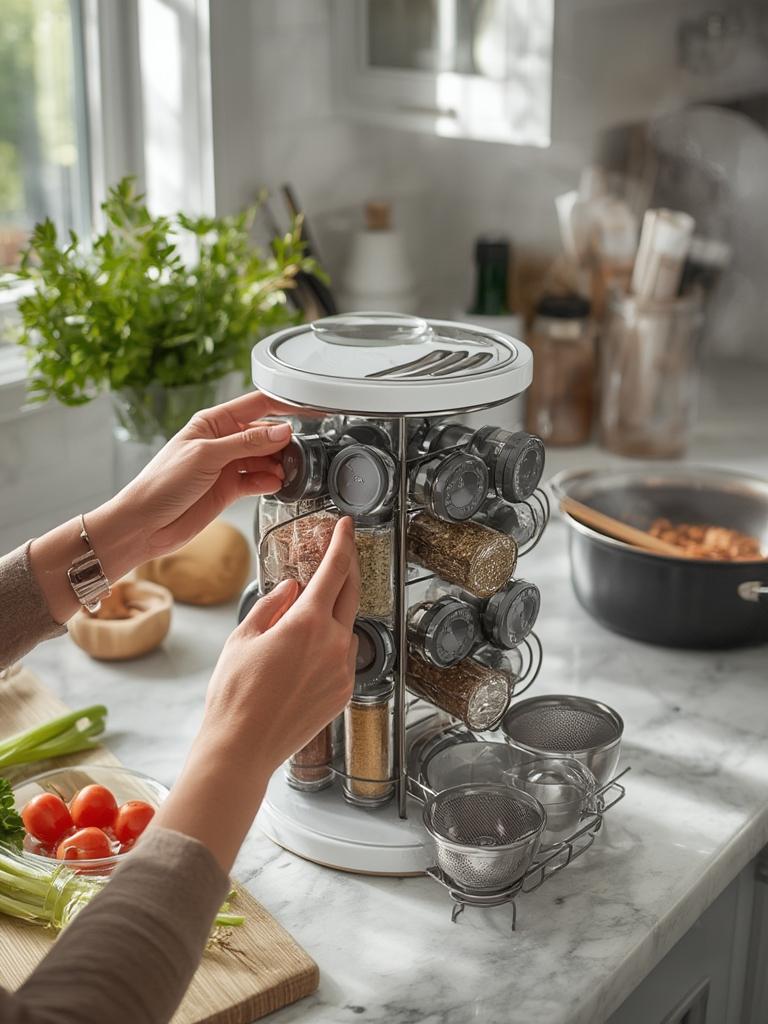 spice rack in action